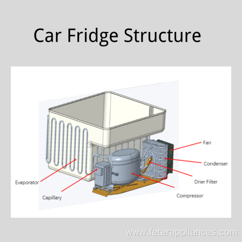 Freezer for Car with Adapter For Outdoor or Home